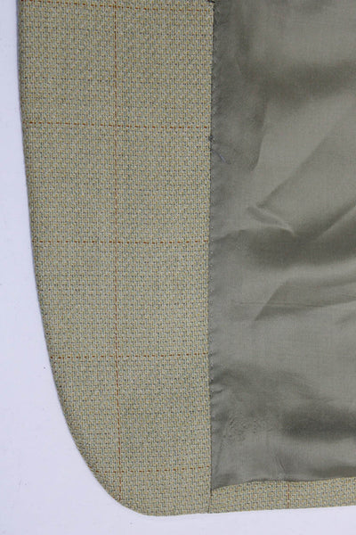 Arimondi By Stefano Armondi Men's Long Sleeve Lined Jacket Green Size 42