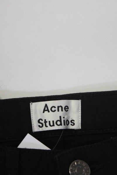 ACNE Studios Women's Midrise Five Pockets Skinny Denim Pant Black Size 26