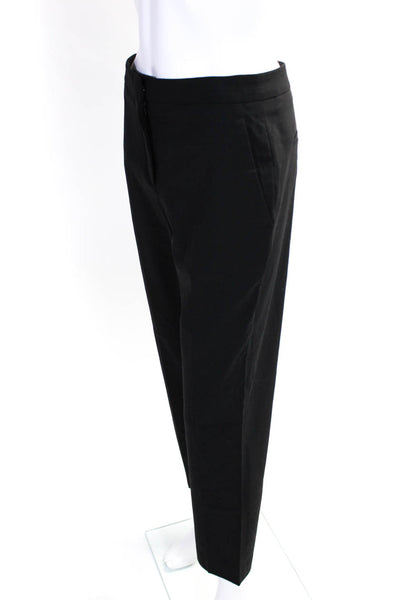 Rag & Bone Womens Woven Mid Rise Slim Fit Tapered Leg Dress Pants Black Size 0