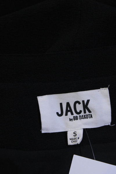 Jack by BB DAKOTA Women's Open Front Long Sleeves Cropped Jacket Black Size S