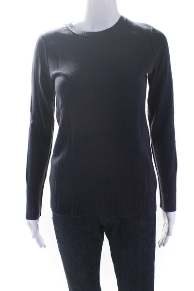 Christopher Fischer Womens Cashmere Studded Pullover Sweater Top Blue Size XS