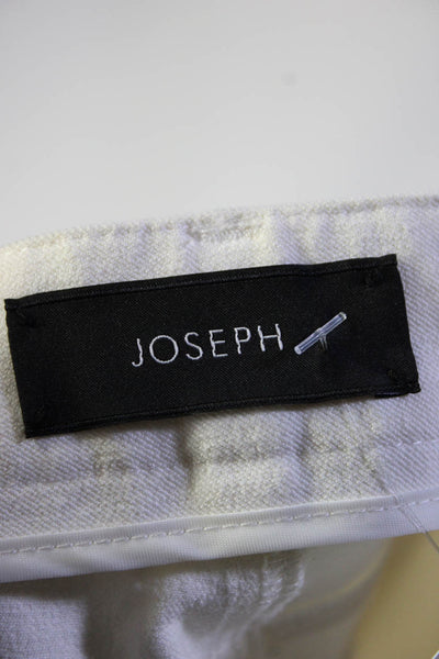 Joseph Womens Cotton Denim High Waist Skinny Ankle Jeans White Size 36