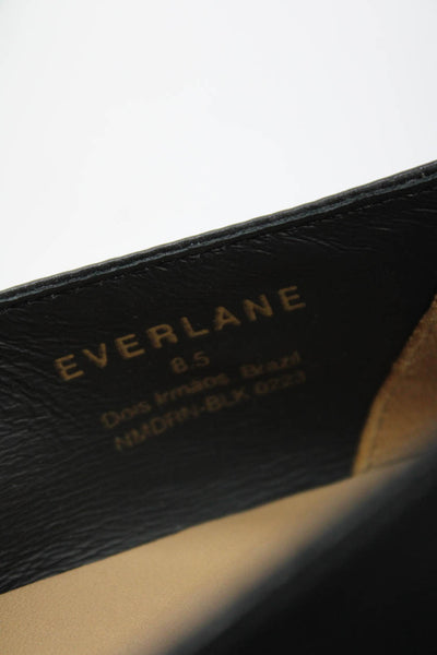 Everlane Womens Black The Modern Loafer  Size 8H