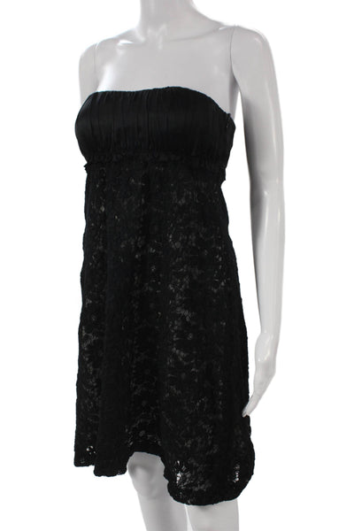 Cynthia Cynthia Steffe Womens A-Line Dress Black Lace Size 2