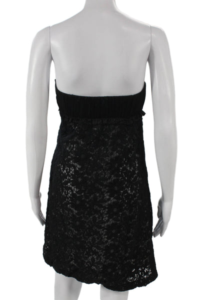 Cynthia Cynthia Steffe Womens A-Line Dress Black Lace Size 2