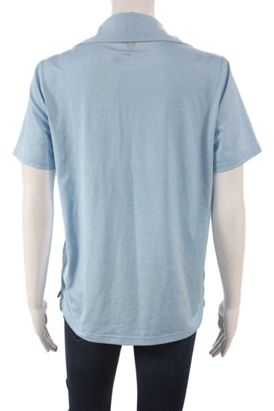 Vineyard Vines Mens Blue Collared Polo Short Sleeve Size L