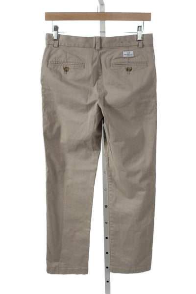 Vineyard Vines Boys Flat Front Button Closure Casual Pants Beige Size 16