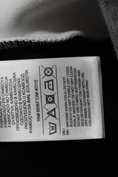 Adidas Womens Gray Black Graphic Print Crew Neck Sweatshirt Size M S lot 2