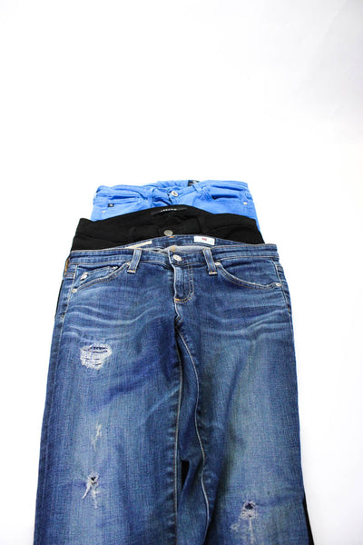 AG Women's Midrise Five Pockets Medium Wash Skinny Denim Pant Size 27 Lot 3