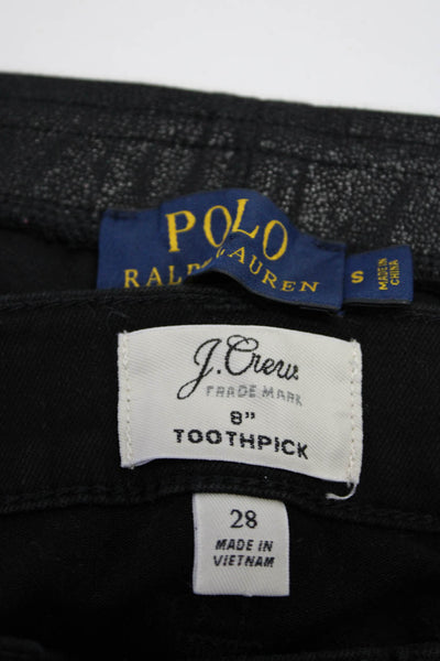 Polo Ralph Lauren J Crew Womens Ankle Leggings Jeggings Black Size S 8 Lot 2