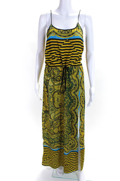 Clover Canyon Womens Abstract Print Maxi Dress Multicolored Size Small