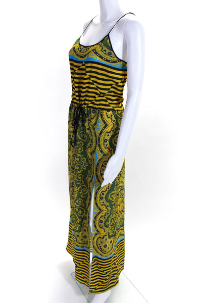 Clover Canyon Womens Abstract Print Maxi Dress Multicolored Size Small