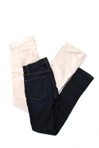 Hudson Women's High Waist Five Pockets Dark Wash Skinny Denim Pant Size 24 Lot 2