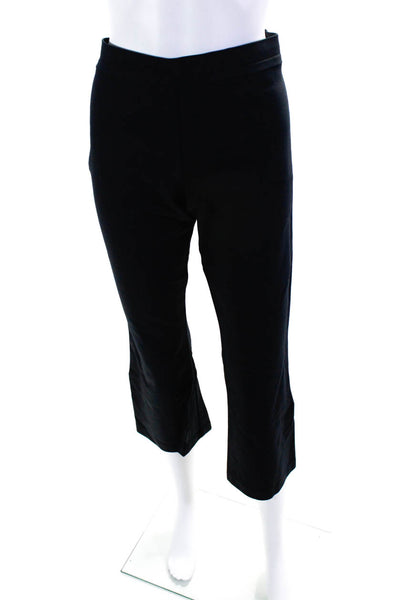 The Row Women's Nylon Straight Leg Capri Pants Navy Size L