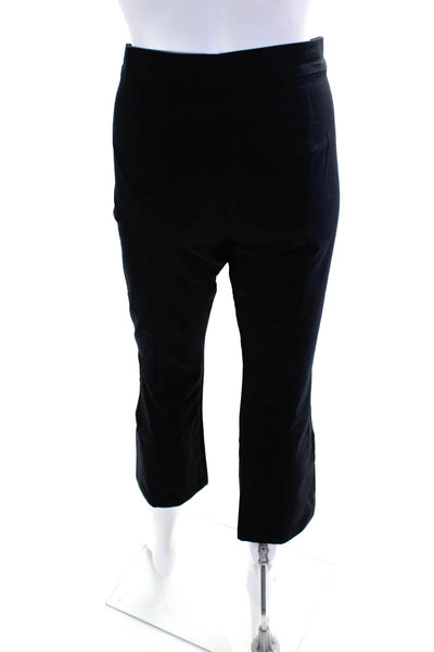 The Row Women's Nylon Straight Leg Capri Pants Navy Size L