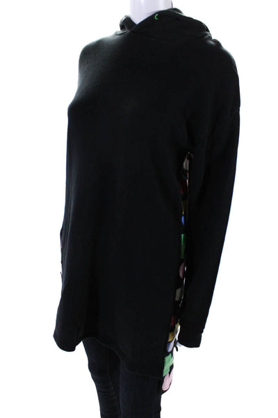 Stella McCartney Kids Girls Graphic Sweatshirt Dress Black Multicolor Size 14