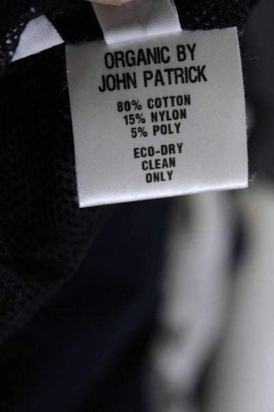 Organic John Patrick Women's Round Neck Long Sleeves Full Zip Jacket Blue Size X
