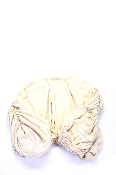 LNA Dolan Womens 3/4 Sleeve Velvet Knit Tops Brown Beige Size Small Lot 2