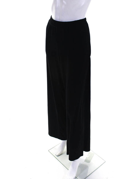 Michael Michael Kors Womens Black Pull On High Rise Straight Leg Pants Size XL