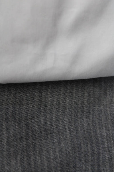 Current/Elliott Zara Womens Perfect Shirt Puff Sleeve Top Gray 2 Medium Lot 2