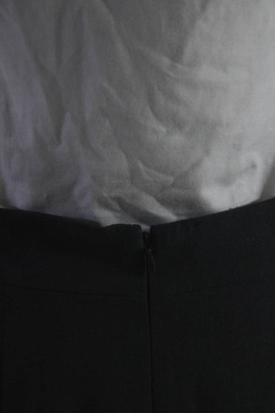 Antonio Melani Womens Back Zipped Darted Slip-On Midi Skirt Blue Size 6
