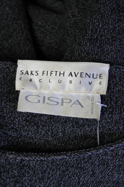 Gispa Women's Wool Long Sleeve Maxi Sweater Dress Gray Size M