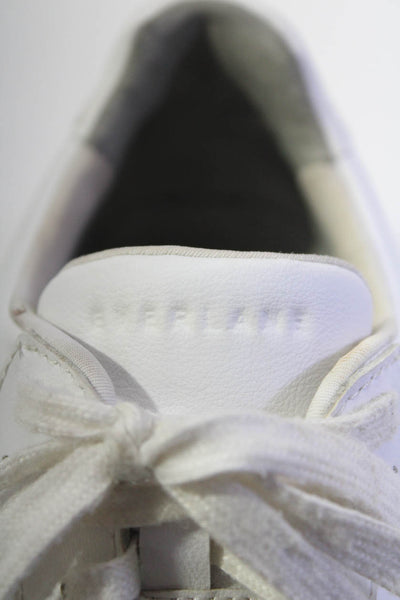 Everlane Womens The ReLeather® Court Sneaker  White Size F7M5