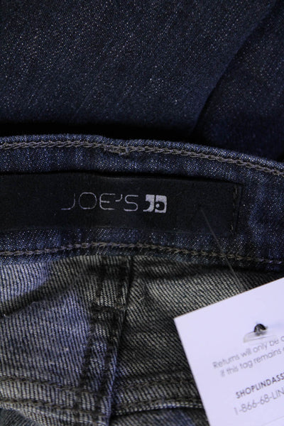 Joie Women's Midrise Five Pockets Dark Wash Straight Leg Denim Pant Size 29
