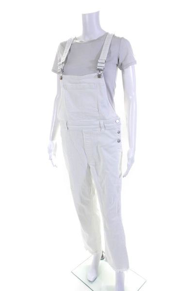 J BRAND Womens White Jules Overalls White Size 0 13681281