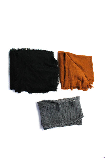 Zara Women's Cozy Knit Scarf Gray Size M Lot 3