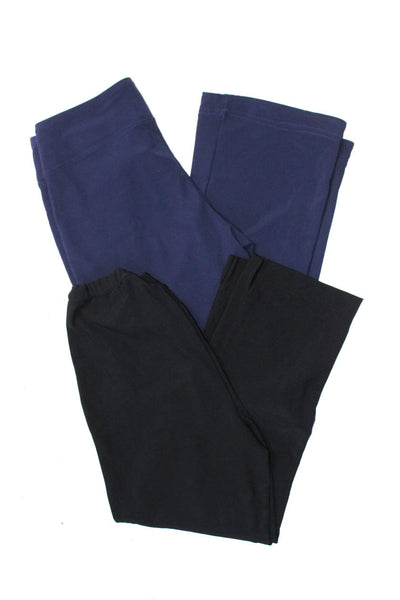 Boston Proper Womens Knit Stretch Pants Black Navy Blue Size XS Medium Lot 2