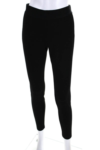 Rag & Bone Jean Womens Elastic Waist Zipper Hem Ankle Leggings Black Size S