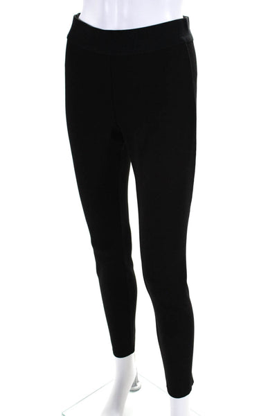 Rag & Bone Jean Womens Elastic Waist Zipper Hem Ankle Leggings Black Size S