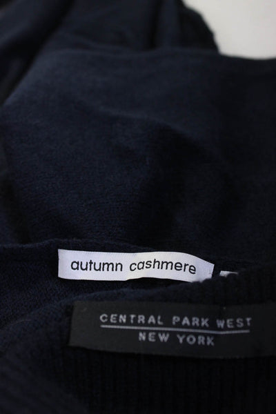 Central Park West Autumn Cashmere Women's Ribbed Knit Scarf Blue Size O/S, Lot 2