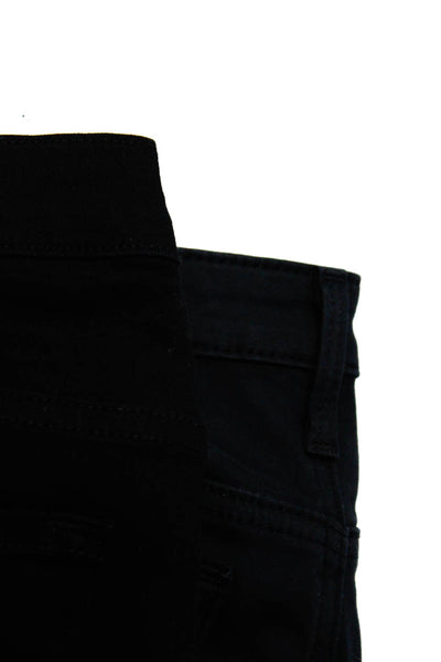 Frame Denim AG Womens Skinny Jeans Black Cotton Size 26 27 Lot 2