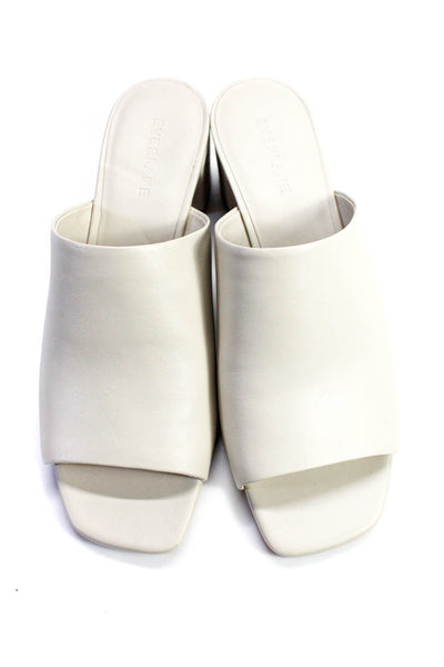 Everlane Womens Black The Italian Leather Day Ballet Flat Size 8.5