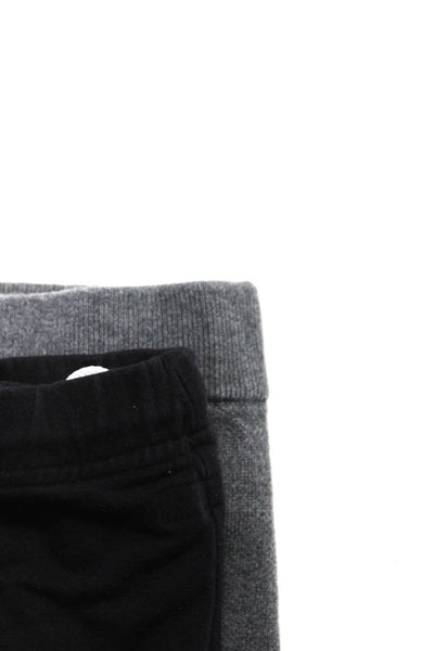 ATM Michael Lauren Womens Striped Knit Sweatpants Black Gray Size XS Lot 2