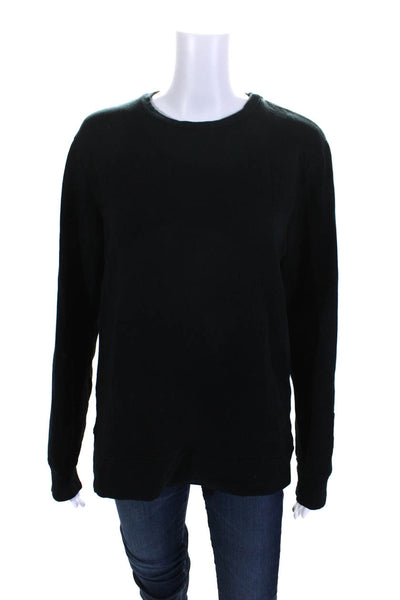 Velvet by Graham & Spencer Womens Crew Neck Pullover Sweater Black Size Small
