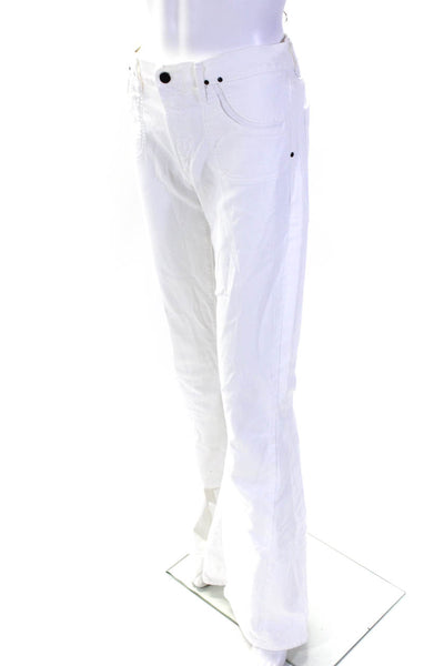 C of H Los Angeles Women's High Waist Button Clouse Flare Pant White Size 30