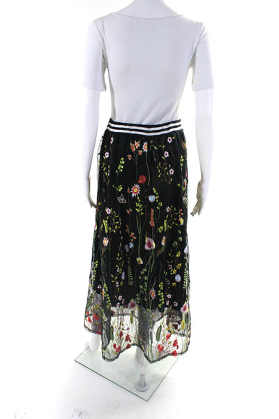 Zara Woman Toi et Moi Womens A-Line Maxi Floral Skirts Blue Size S Lot 2