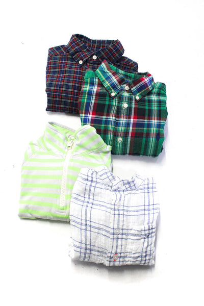 Ralph Lauren Crewcuts Boys Plaid Buttoned Zipped Tops Green Size 2XS 3 4 6 Lot 4