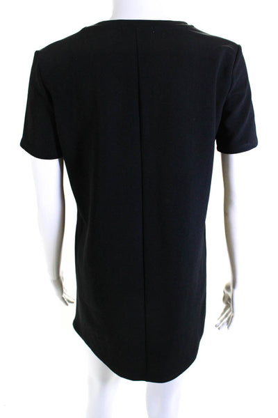 Zara Women's Long Sleeve Spotted V-Neck Tiered Shift Dress Gray Size M S, Lot 2