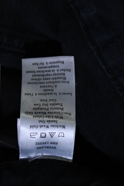 Everlane Womens Ink Wash The Baggy Jean  Size 26R