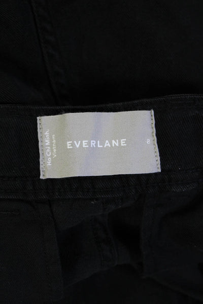 Everlane Womens Black The Relaxed Chino  Size 8