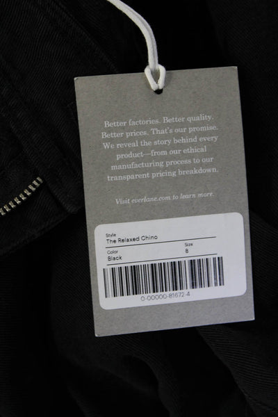 Everlane Womens Black The Relaxed Chino  Size 8