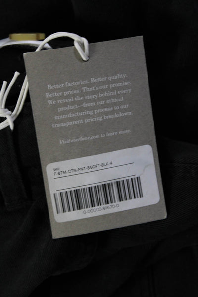 Everlane Womens Black The Relaxed Chino  Size 4