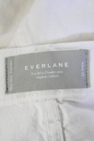Everlane Womens The ’90s Cheeky® Jean  Bone  Size 33C