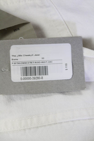 Everlane Womens The ’90s Cheeky® Jean  Bone  Size 33C