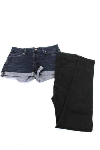Paige Rag & Bone Jeans Womens Shorts Skinny Jeans Blue Black Size 25 26 Lot 2