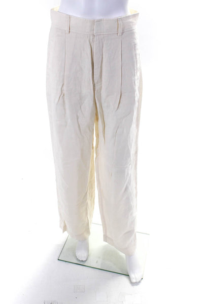 Everlane Womens Canvas The Linen Way High® Drape Pant   Size 4